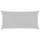 vidaXL Sonnensegel Hellgrau 3,5x2 m 100% Polyester Oxford