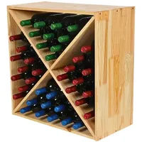 Proregal Vincellar Mod Weinregal 60 x 60 x 30 cm Natur
