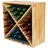 Proregal Vincellar Mod Weinregal 60 x 60 x 30 cm Natur
