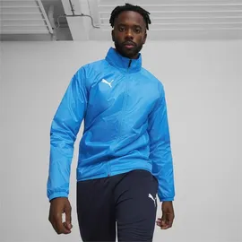 Puma Teamgoal Allwetterjacke Electric Blue Lemonade 116