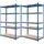 ECD Germany Lagerregal Metall/MDF 200x100x60 cm Blau 2er Set Schwerlastregal