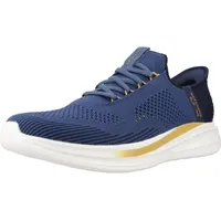 SKECHERS Herren Slade Quinto Mokassin, Blue, 40 EU