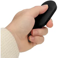 Scrollende Fernbedienung für Smartphone-Tablets, Bluetooth-App-Seitenwender für Kindle für TikTok, Wiederaufladbarer Kamera-Videoaufzeichnungs-Fernklicker (Black)