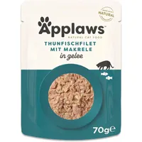 Applaws Gelee 70g Beutel Katzennassfutter x 70 Gramm Thunfisch&Makrel