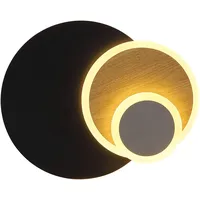 GLOBO Wandleuchte 30 cm  schwarz