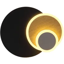 GLOBO Wandleuchte 30 cm  schwarz