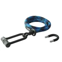 Texlock Tex-lock Eyelet U/x-lock Bügelschloss 120cm - Blue - One Size