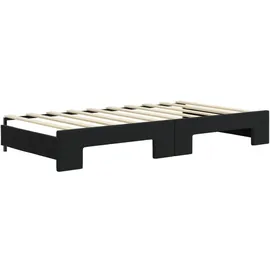 vidaXL Tagesbett 90 x 190 cm Schwarz