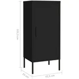 vidaXL Lagerschrank Schwarz 42,5x35x101,5 cm Stahl