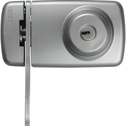 ABUS Türzusatzschloss 7035 silber mit Sperrbügel EC550 EK gleichschließend