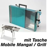 ПЕРЕНОСНОЙ MANGAL EDELSTAHL SCHASCHLIK GRILL HOLZKOHLEGRILL МАНГАЛ ШАШЛЫК СУМКА