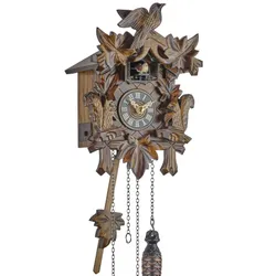 Engstler -Kuckucksuhr Eichhörnchen Quarz Uhrwerk 25cm- 622 Q