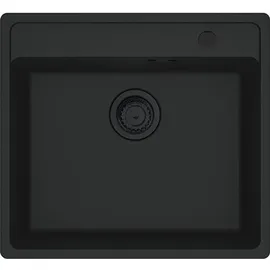 Franke Maris MRG 610-52 A Fragranit Black Matt - Black Collection Excenterbetätigung - Schwarz