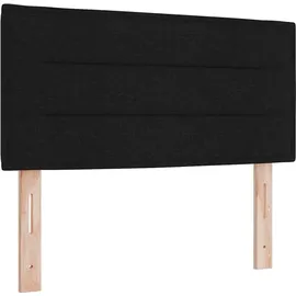 vidaXL Boxspringbett 90 x 200 cm Schwarz