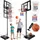 Tectake Basketballkorb Dirk Schwarz 230 - 305 cm