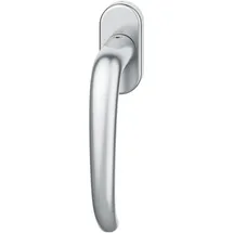 FSB Fenstergriff 341023 ovale Rosette Griff links Fensterbeschlag Edelstahl matt