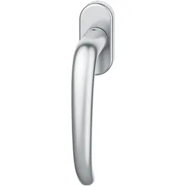 FSB Fenstergriff 341023 ovale Rosette Griff links Fensterbeschlag Edelstahl matt