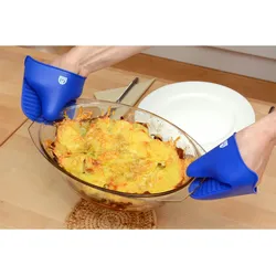 GRÄWE Silikon-Handschuhe 2er Set blau