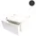 MCW Waschmaschinenunterschrank 61 x 33 x 52 cm Weiß