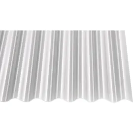 guttagliss Acryl Wellplatte 76/18 600 x 104,5 cm weiß