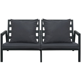 vidaXL Garten-Lounge-Set 5-tlg. grau/dunkelgrau 47819