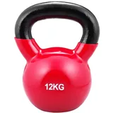TRENDY SPORT Kettlebells Vinyl 12 KG ( Rot )