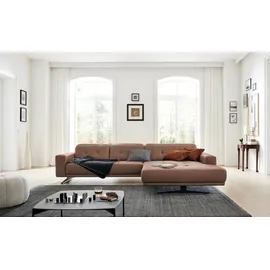 Wohnwert Eckcouch Leder 3-Sitzer Beige