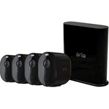 Arlo Kabelloses Sicherheitssystem Pro 3 Black mit 4 Kameras VMS4440B