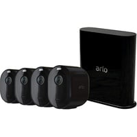 Arlo Kabelloses Sicherheitssystem Pro 3 Black mit 4 Kameras VMS4440B