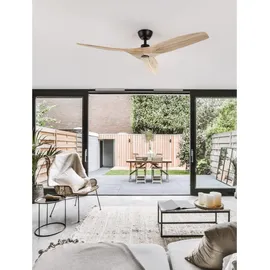 Nova Luce ARCADIA 132 cm Deckenventilator Schwarz/Braun