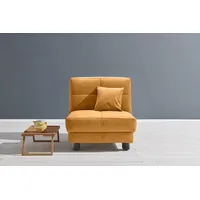 Ell + Ell Schlafsofa »Tilda«, Breite 85 cm, inkl. 1 Zierkissen gelb