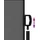 vidaXL Seitenmarkise 120 x 500 cm Grau Polyester