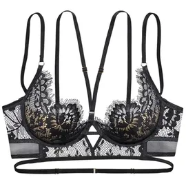 LASCANA Push-up-BH Damen schwarz Gr.85A