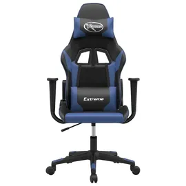 vidaXL Gaming-Stuhl Kunstleder Blau