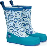 Affenzahn Plashy Gummistiefel Hai Blau 31