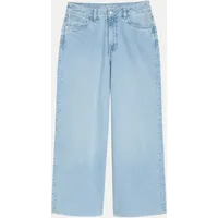 Tom Tailor DENIM Damen TTMIJA CULOTTE Jeans, blau, Uni, Gr. L