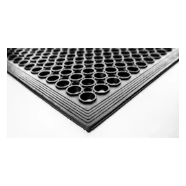 Jet-Line Fußmatte MONA 80x120x1,2 cm schwarz Schuhabstreifer Schmutzmatte Schmutzfänger