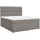 vidaXL Boxspringbett 180 x 200 cm Taupe