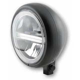 Highsider Pecos Typ 6 LED Hauptscheinwerfer 5 3/4 Zoll LED-Scheinwerfer mit TFL, schwarz