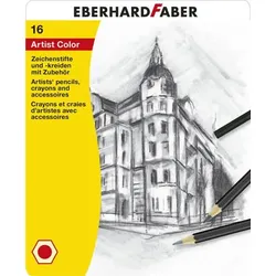 FABER 516916 Warenpaket Mal- und Zeichenbedarf (nicht klassifiziert) Zeichenset 16-teilig