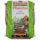 Blusana Pflanzgranulat Blähton Hydrokultur Pflanzton Granulat 4-8 mm, (Hydrogranulat Tonkugeln 5 Liter), für Hydro & Hydroponik Systeme, Drainage, Bodenauflockerung, Dekor braun