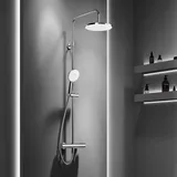 artiviana Allegro Duschsystem mit Thermostat für 2 Verbraucher, R0725EA0CR,