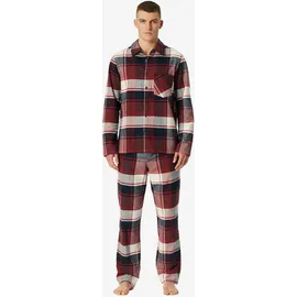 SCHIESSER Pyjama Selected Premium Warming Rot XXL