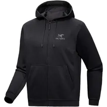 Arc'teryx Emblem Fleece Kapuzenjacke Herren Schwarz M