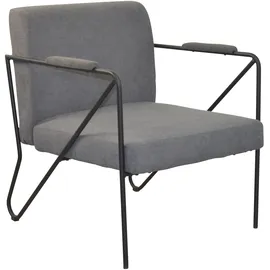 Hofmann Living And More Sessel, grau, B:64cm H:77cm T:76cm, 100% polyester, HOFMANN LIVING AND MORE, Sessel, Sessel