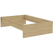 hom'in Bettrahmen Unit 120 in Eichefarben