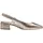 Marco Tozzi Damen Slingpumps mit Blockabsatz Vegan, Beige (Platinum), 37 EU