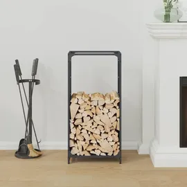 vidaXL Kaminholzregal Kaltgewalzter Stahl 44 x 28 x 90 cm Anthrazit