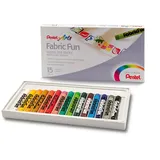 Pentel Stoffmalkreide 15 St. Mehrfarbig