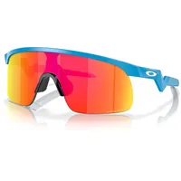 OAKLEY Resistor sky blue/prizm Ruby, Sonnenbrille Kinder - Blau Orange/Rot-Verspiegelt